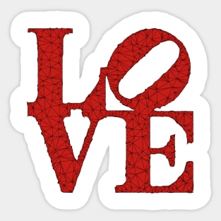 LOVE (Robert Indiana) Sticker